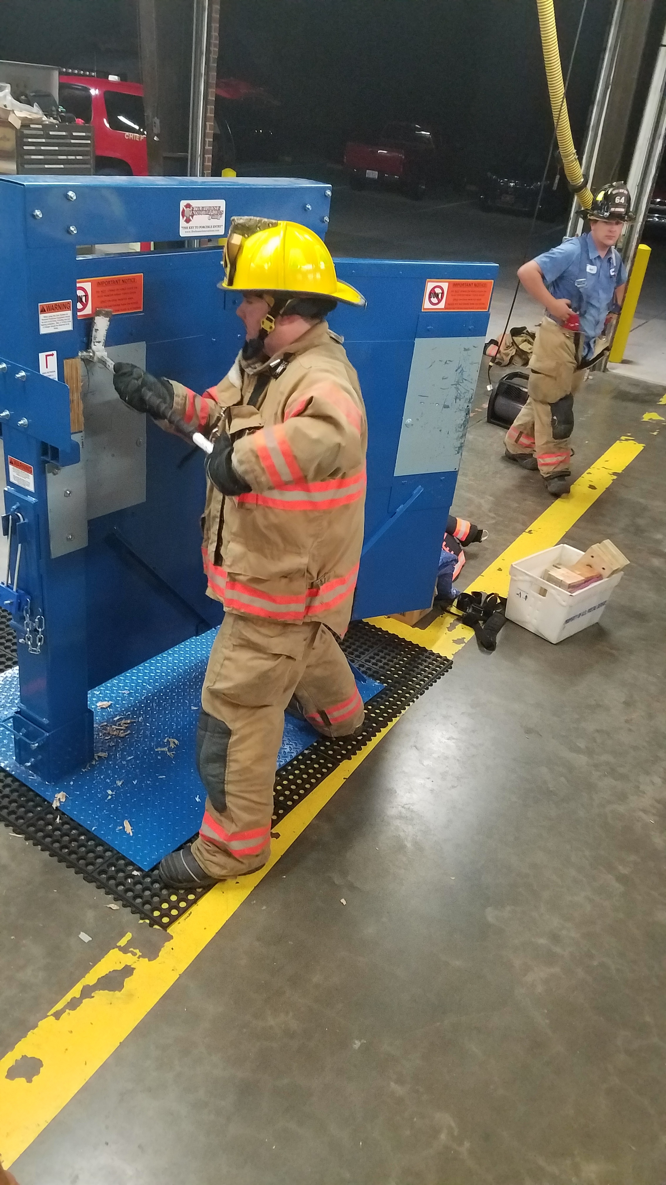 Sept 3, 2019 Forcible Entry Training with our new training prop